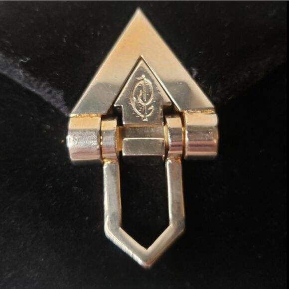 60s Black Velvet Evening Clutch Handbag Camea - Picture 8 of 12